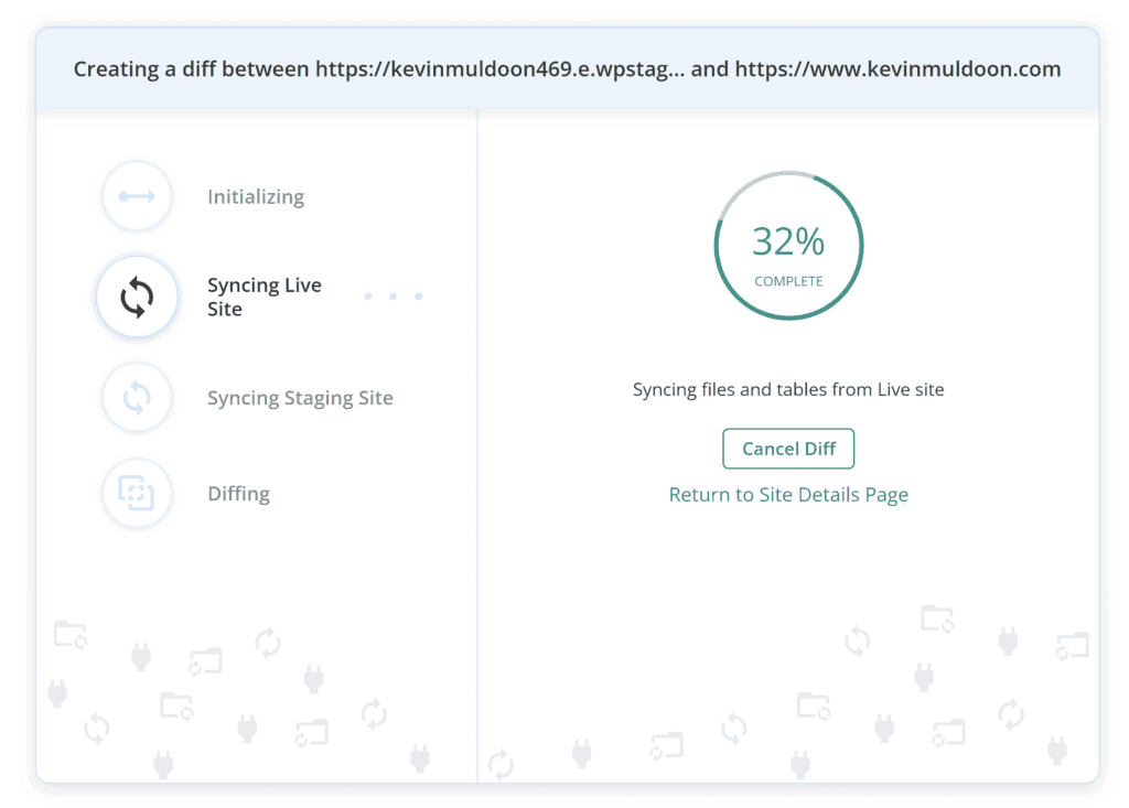 Pushing changes to my live website using BlogVault.