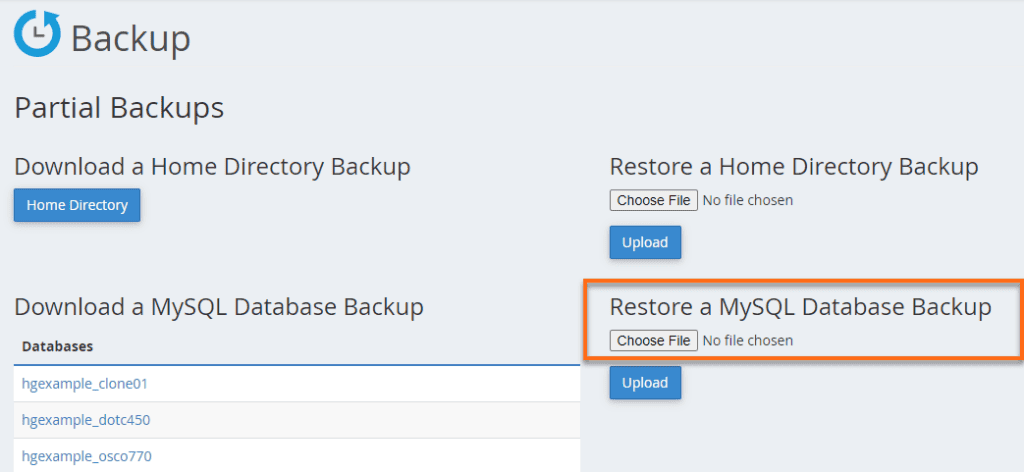 Restore SQL database file