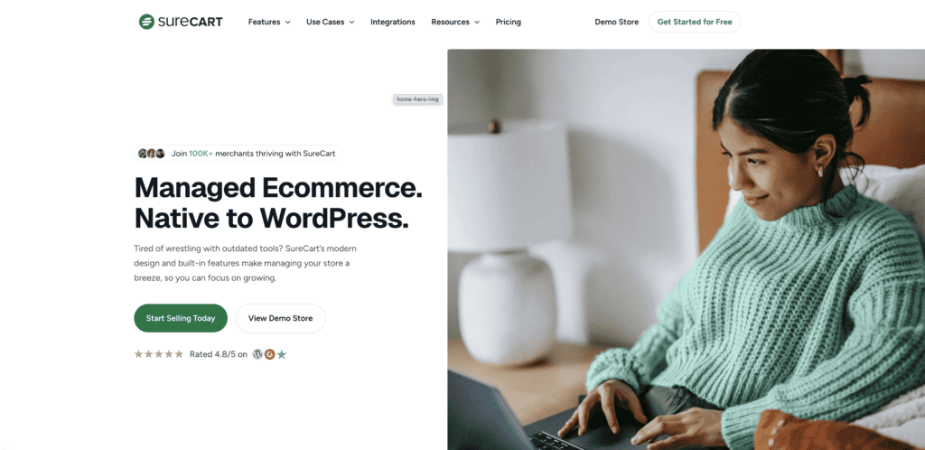 Sure cart homepage