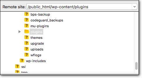 plugins folder in wordpress