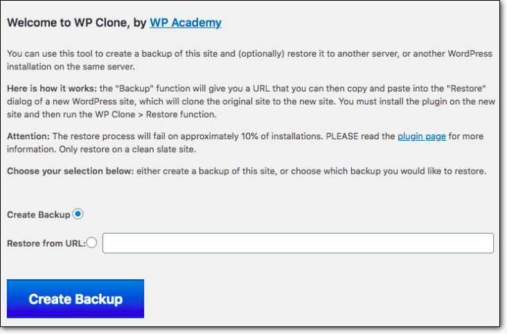 Clone by WP Academy