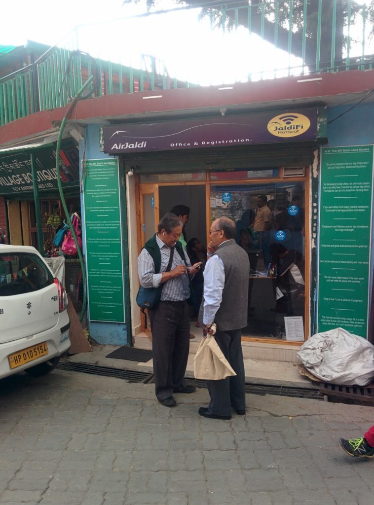 AirJaldi Office on Temple Road- One of the keys to making our trip a success.