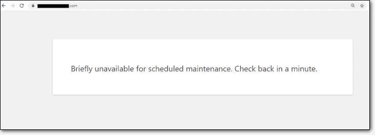 Briefly Unavailable For Scheduled Maintenance. Check Back In A Minute