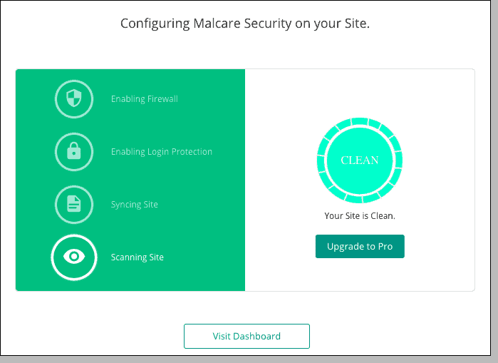 Configuring MalCare Security on your Site