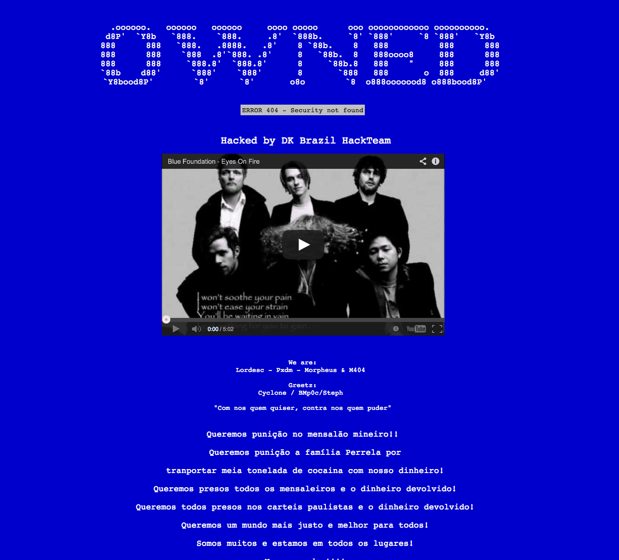 Site hacked!