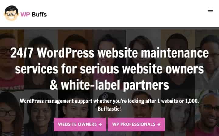 wp buffs WordPress maintenance services