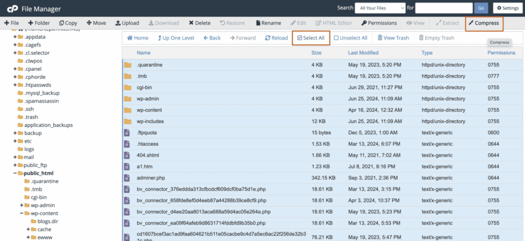 Select-files-and-compress-