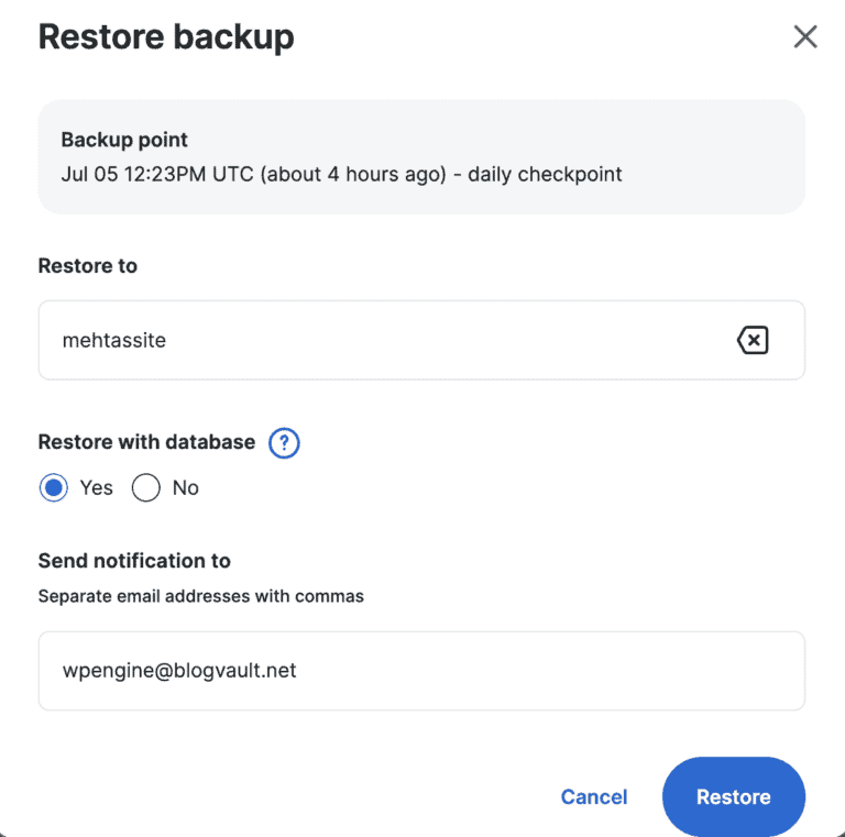 Website Restored Restore WordPress Site To Previous Date: 5 Easy Ways