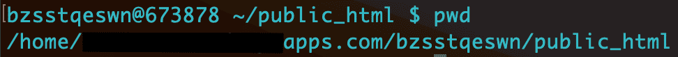 wp directory public_html