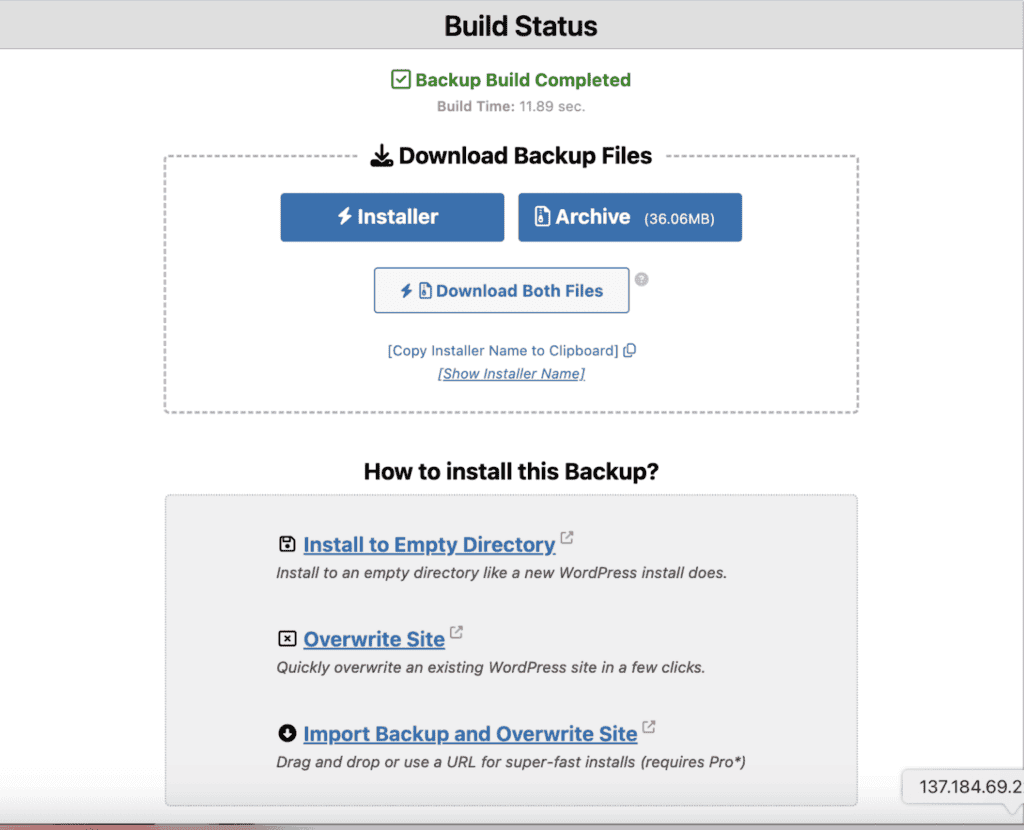Download packages