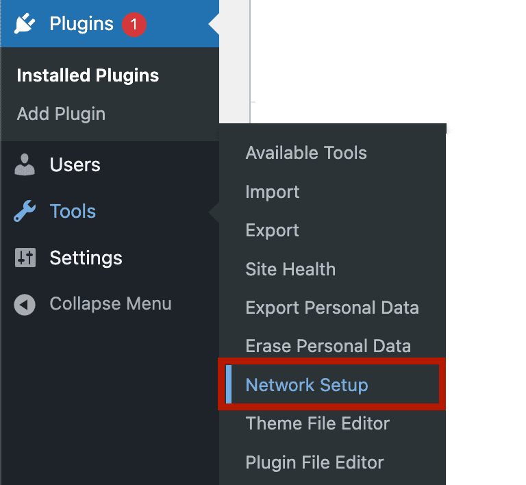 Access network setup
