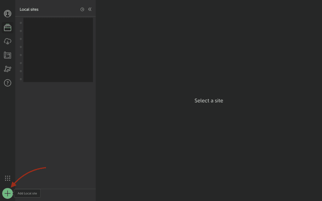 Add new site local