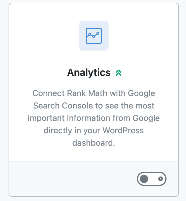Analytics integration rank math