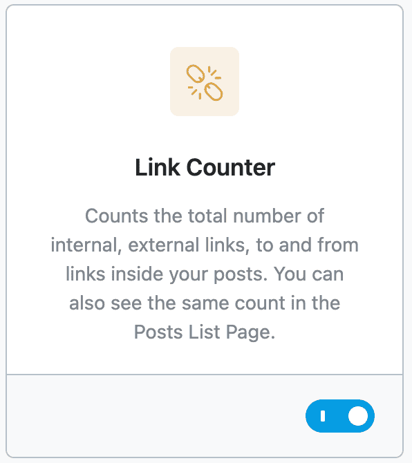 Link counter rank math