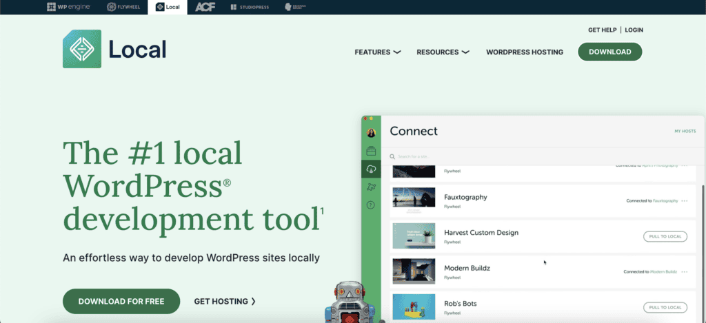 local homepage