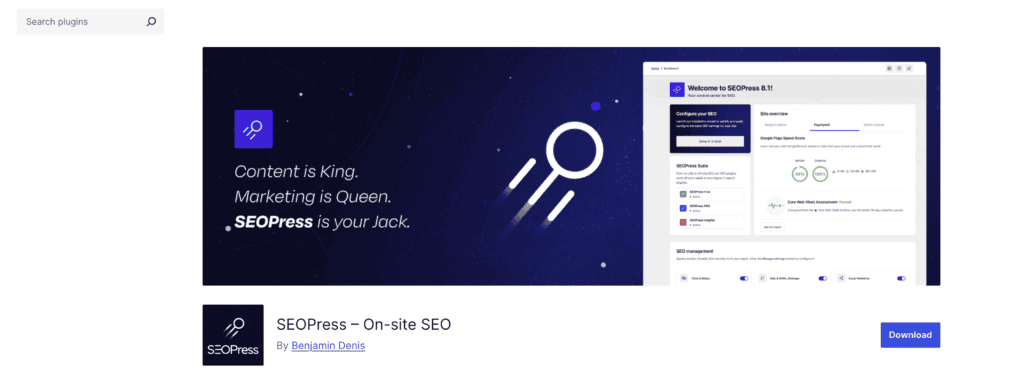 SEOPress plugin