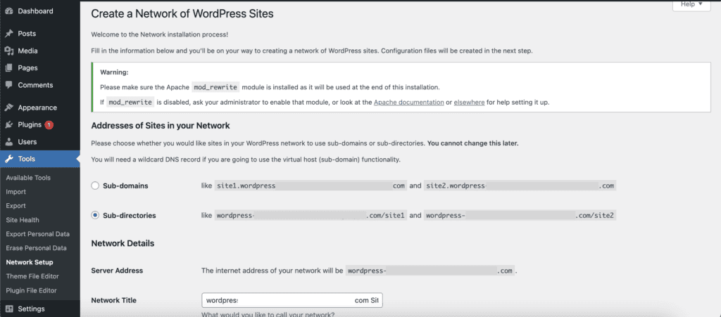 select URL