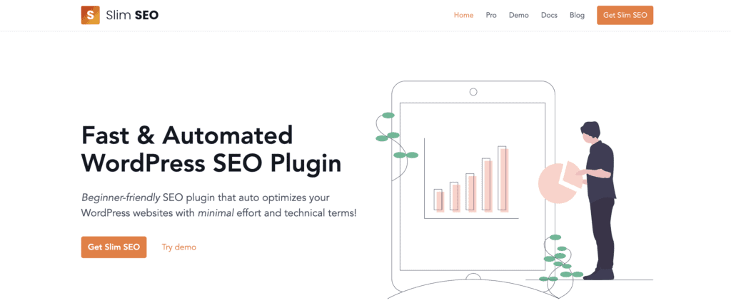 Slim SEO homepage