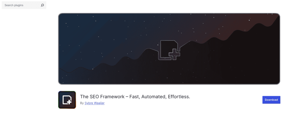 The SEO framework plugin