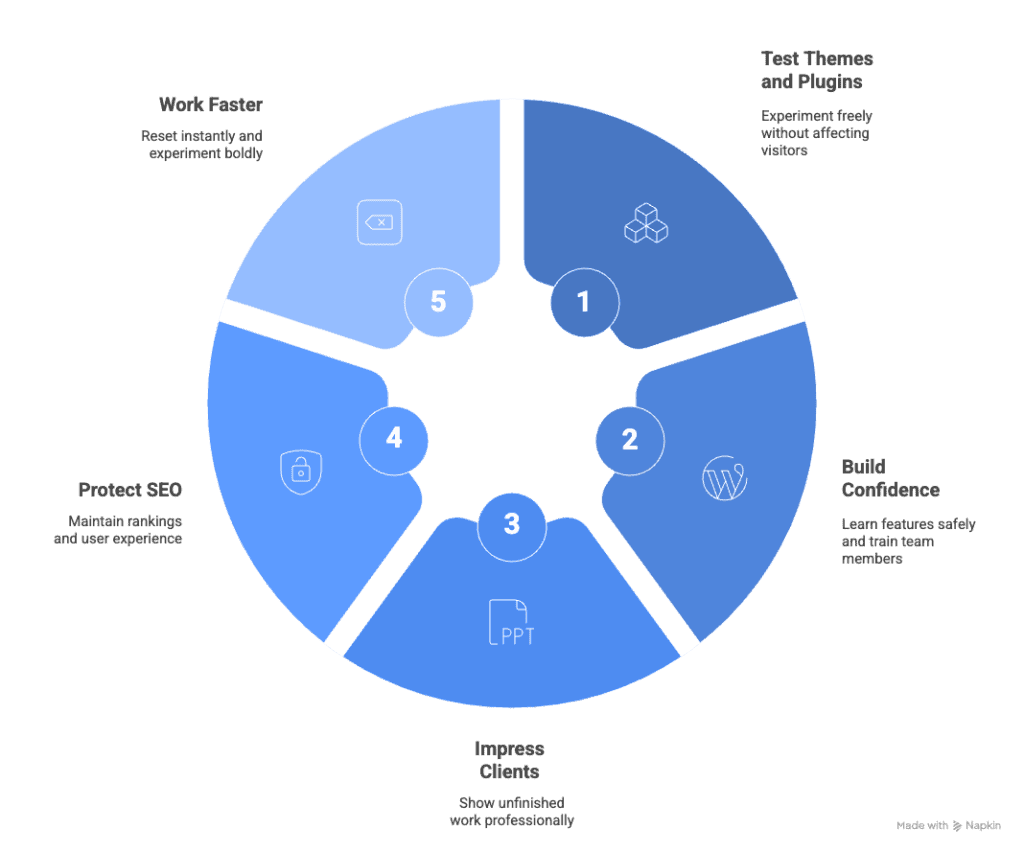 benefits of using a WordPress demo site
