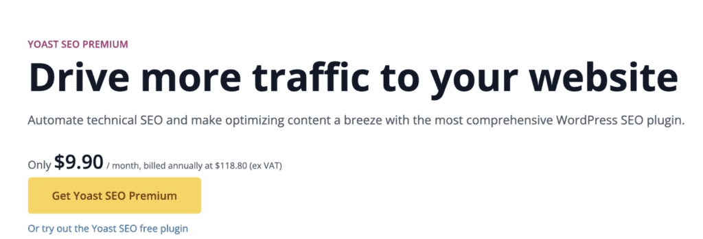 Yoast pricing