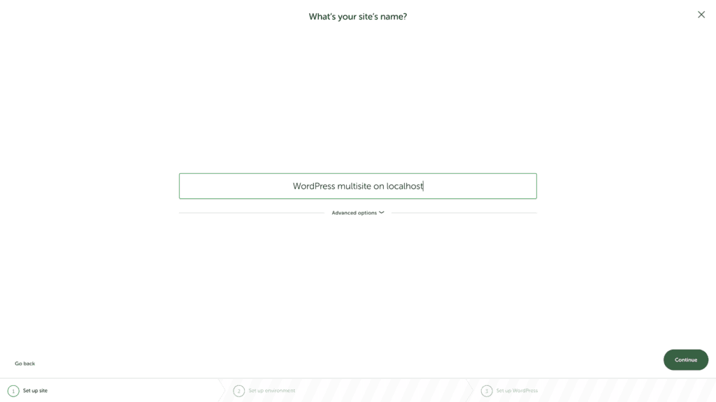 Name your site