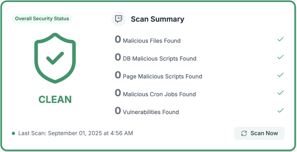 Malcare security plugin