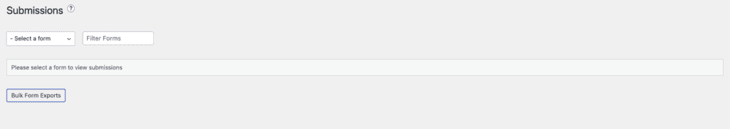 Ninja forms entry management
