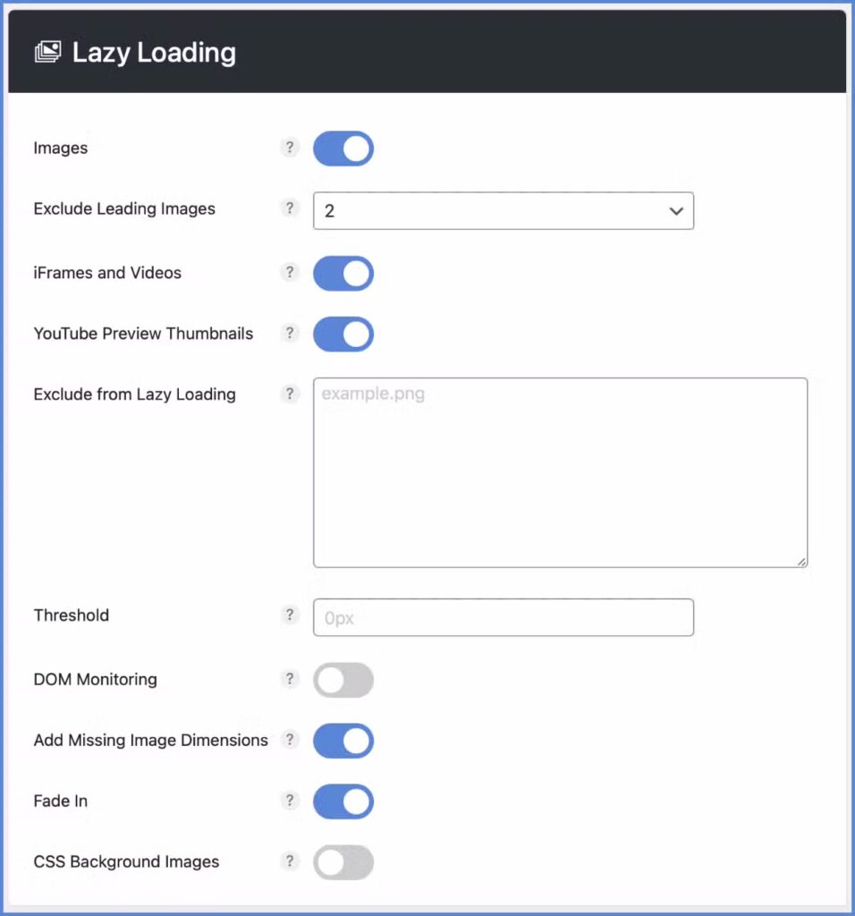 Perfmatters Review Lazy loading