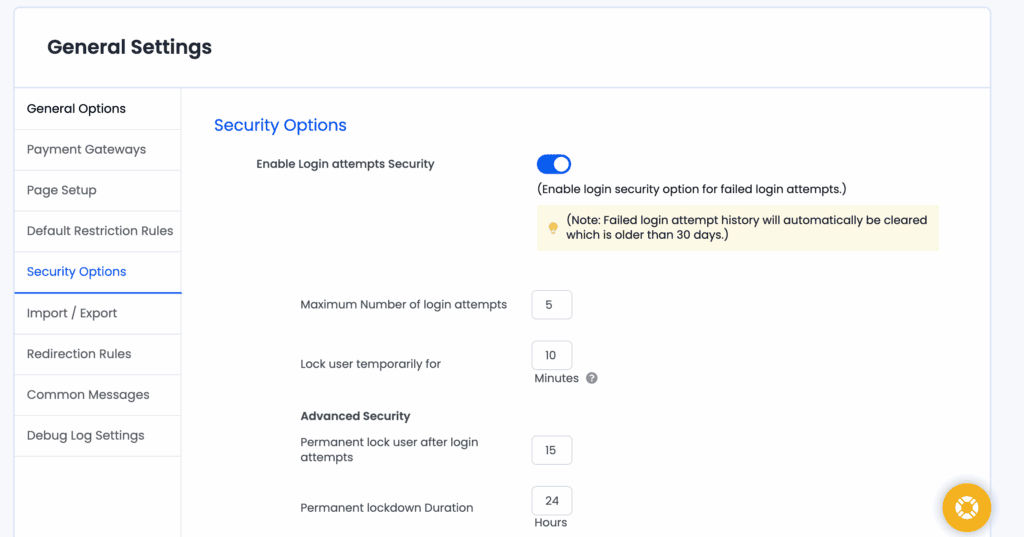 armember failed login attemptsnrecovery