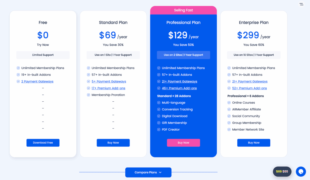 armember pricing