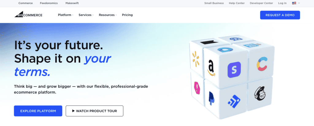 BigCommerce homepage