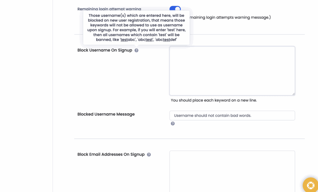 armember block users