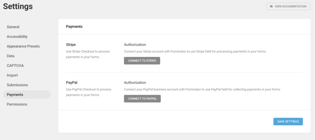 Forminator payment integration
