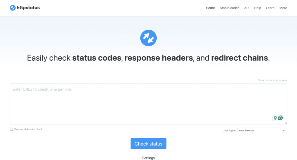 Httpstatus.io website