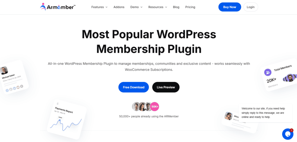 ARMember homepage