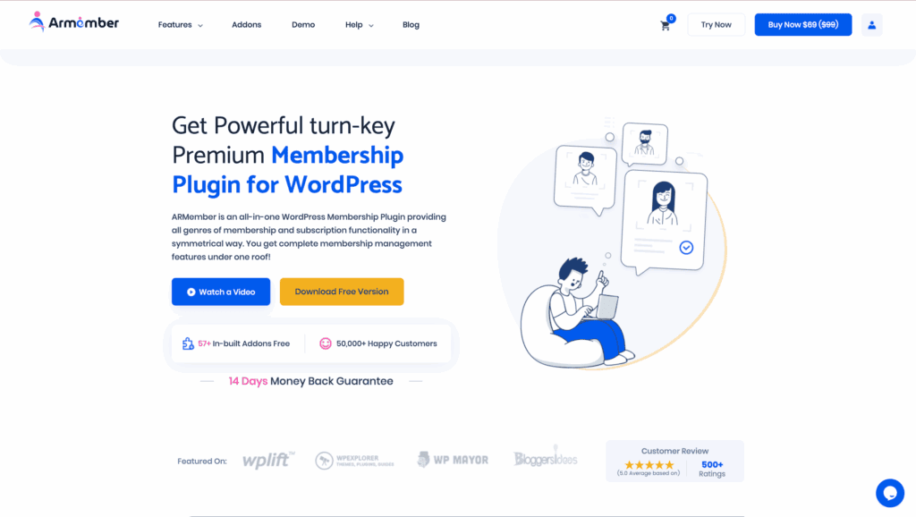 ARMember home page