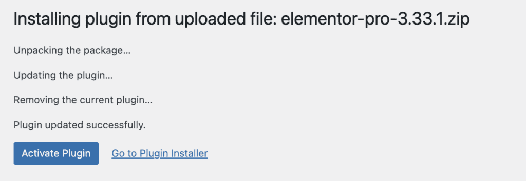 Install and activate plugin elementor