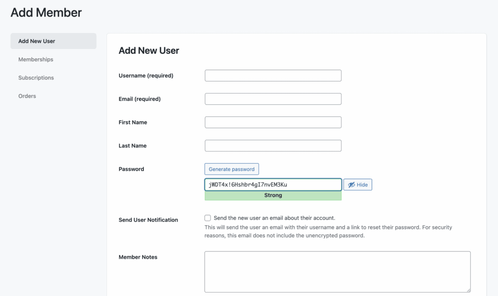 paid memberships pro review add member