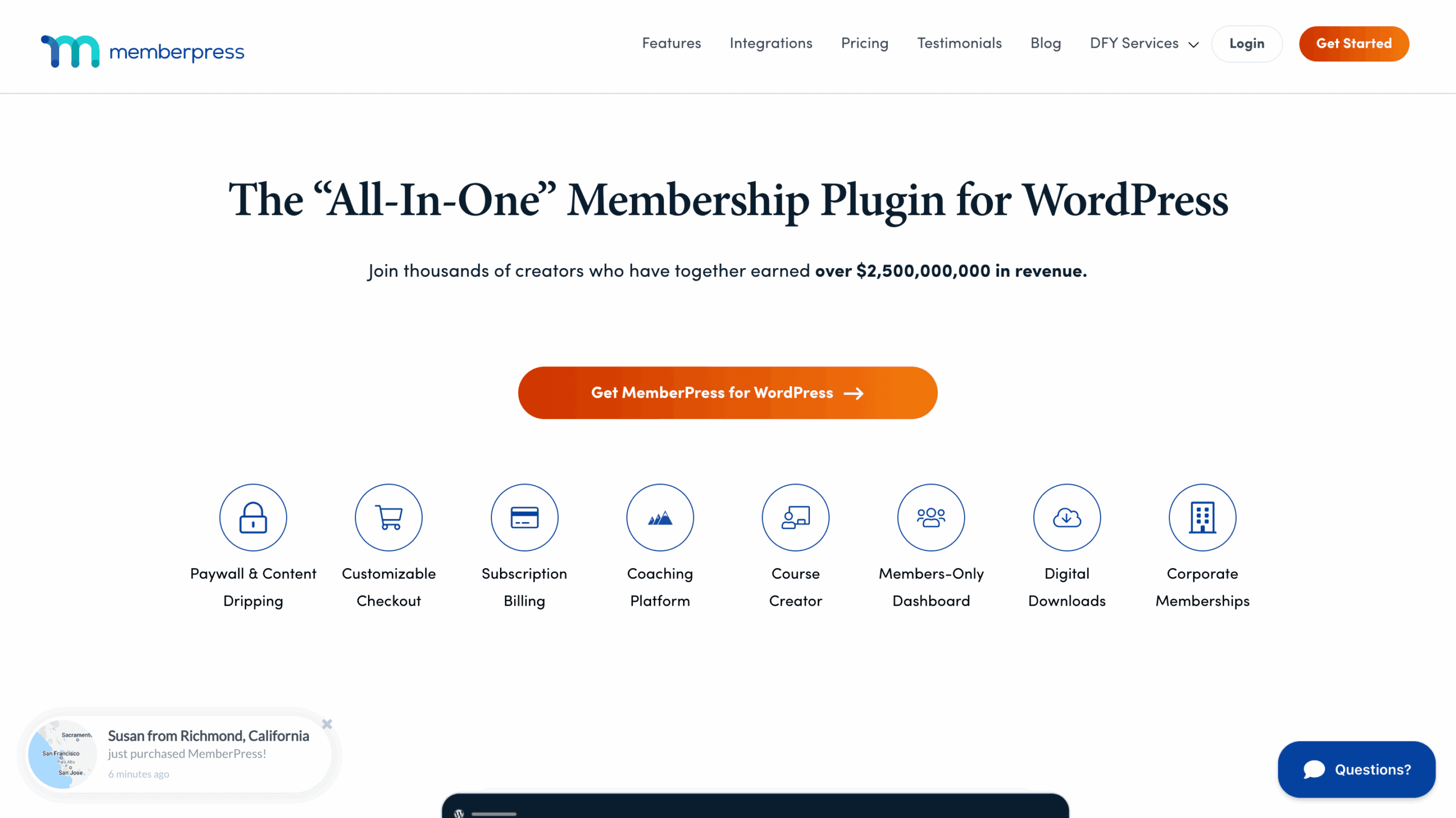 Memberpress review home page