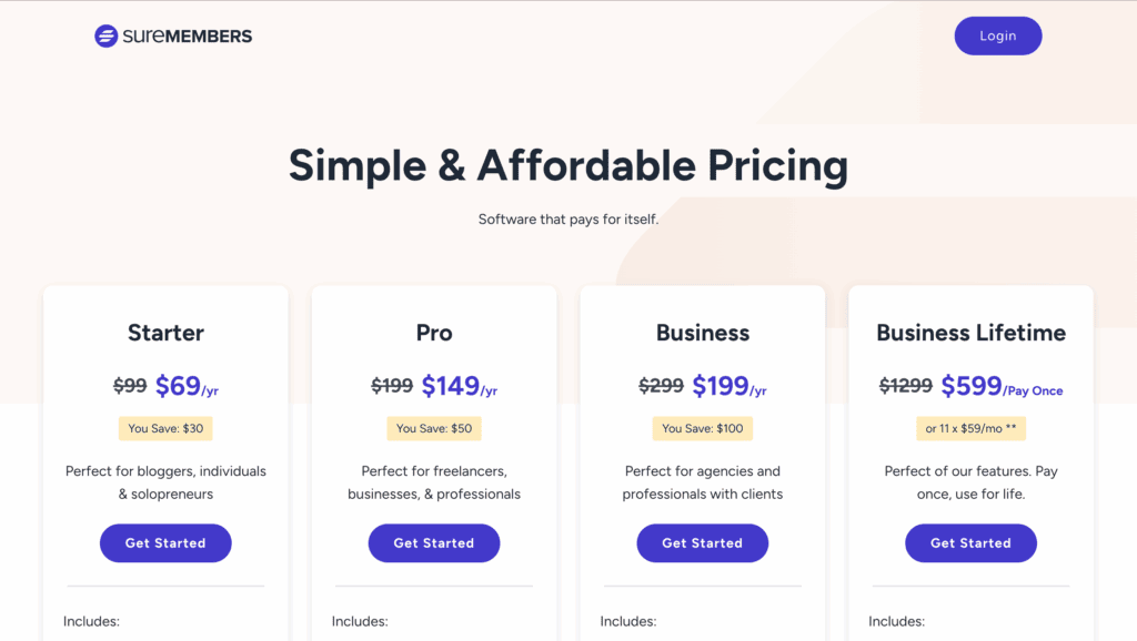 suremember pricing