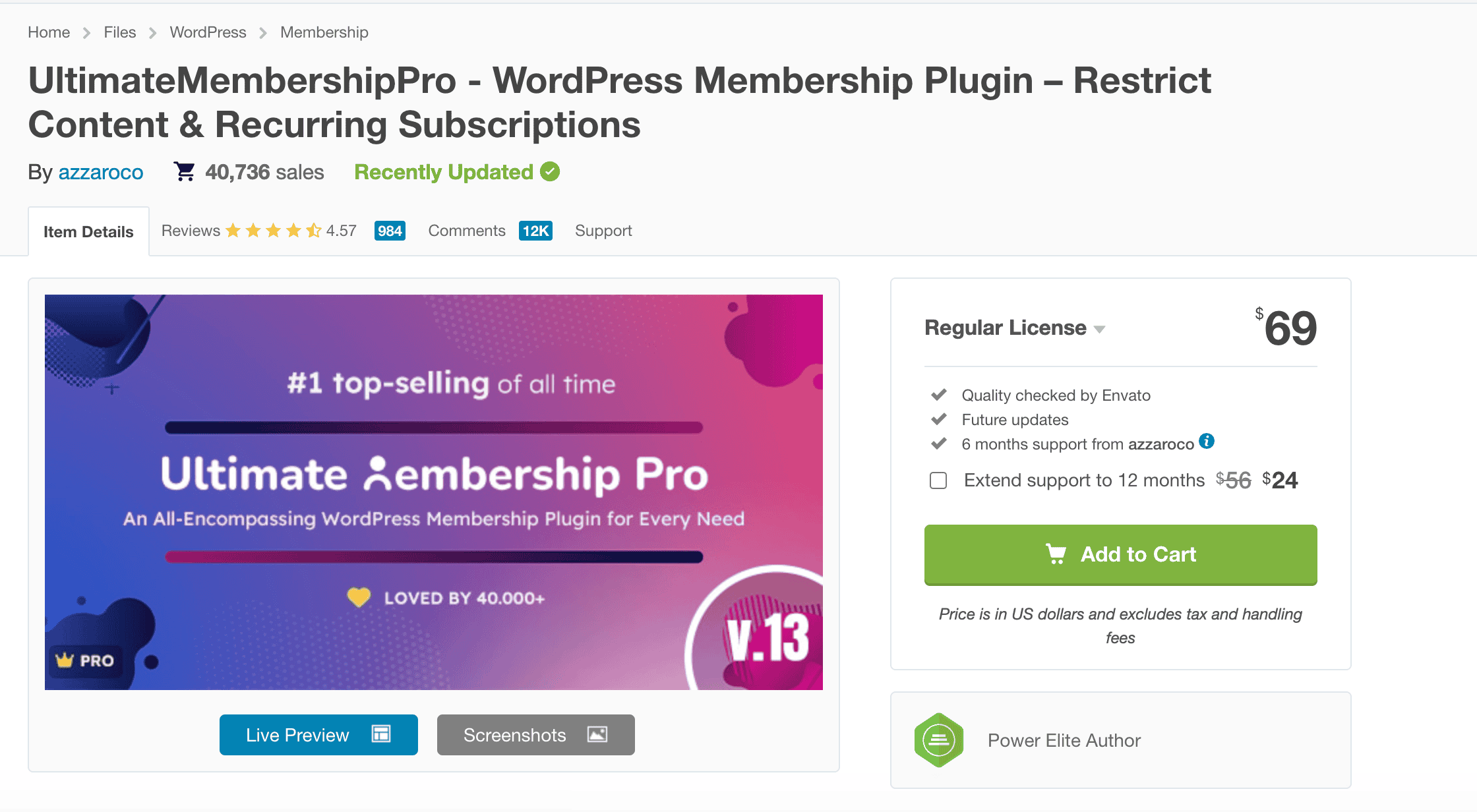wordpress membership plugin ultimate membership pro price