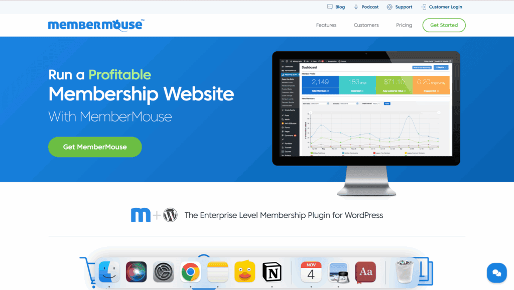 membermouse home page
