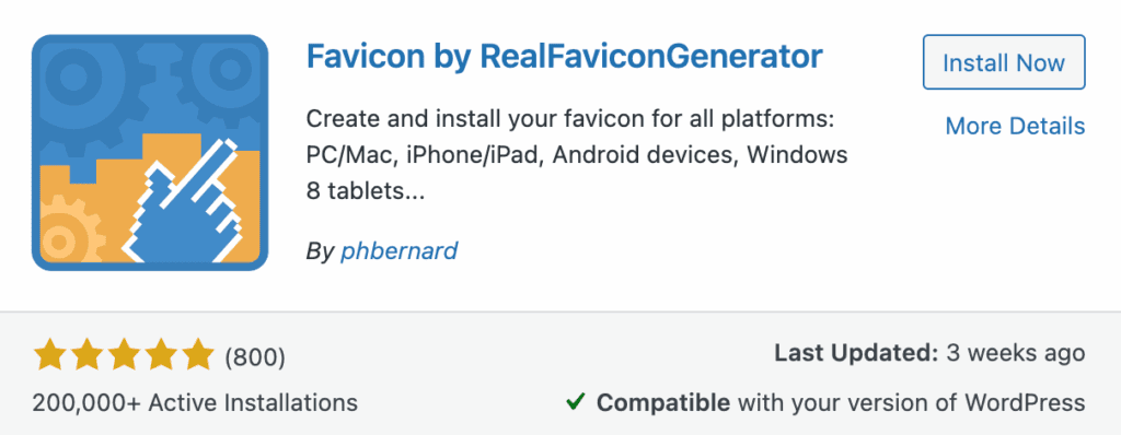 Favicon plugin