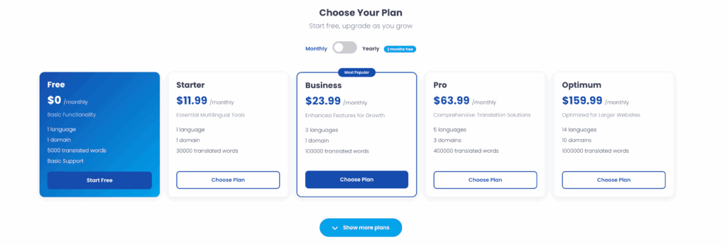 Pricing model conveythis