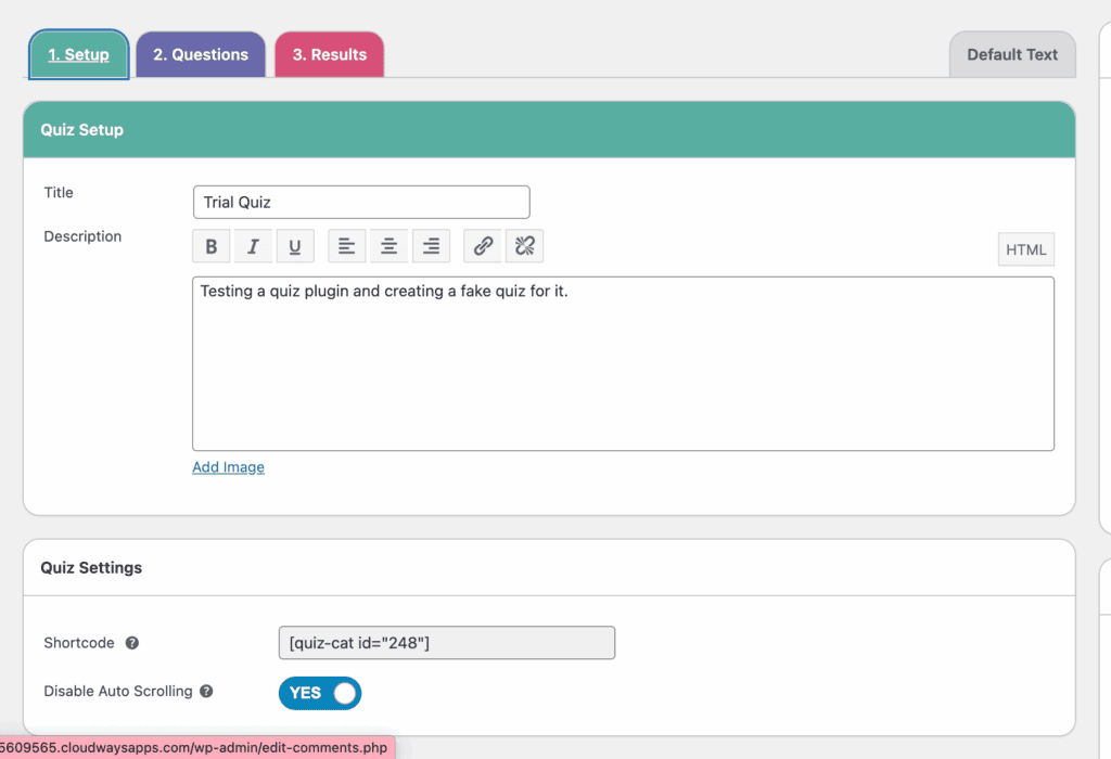 quiz cat wordpress plugin review customization