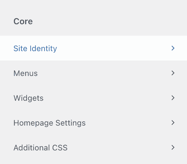 Site identity