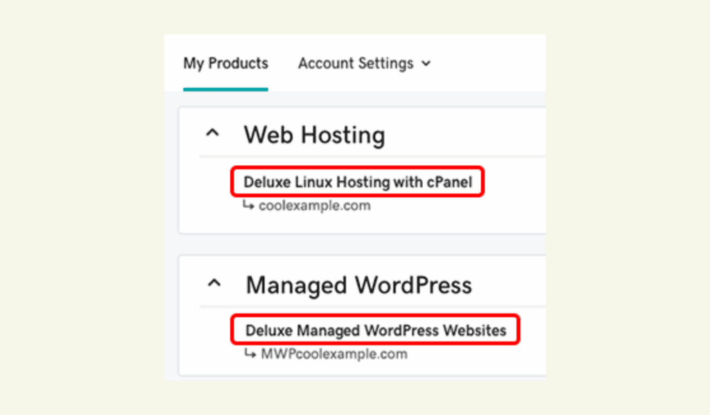 Type of hosting godaddy