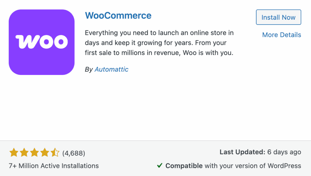 WooCommerce plugin