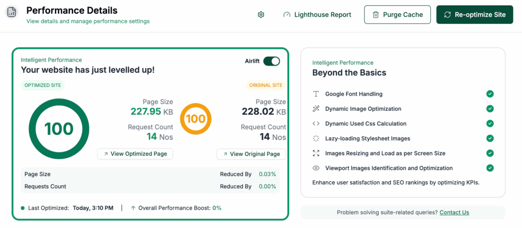 performance optimisation new UI